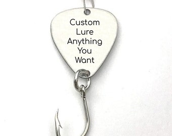 Personalized Fishing Lure - Custom Fishing Lure - Custom Engraved Anniversary Gift - Gift for Husband - Boyfriend Gift - Fishing Gift