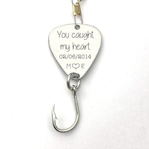 You Caught My Heart - Custom Fishing Lure - Personalized Gift - Gift for Husband - Boyfriend Gift - Fishing Gift