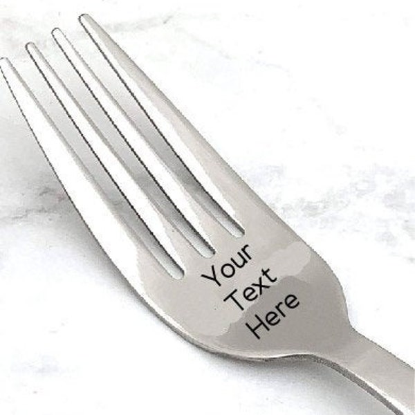 Customized Fork - Best Selling Item - Custom Fork - Personalized Silverware - Custom Engraved Fork - Personalized Serving Fork