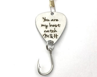 You Are My Greatest Catch - Custom Fishing Lure - Custom Engraved Anniversary Gift - Gift for Husband - Boyfriend Gift - Valentines Day Gift