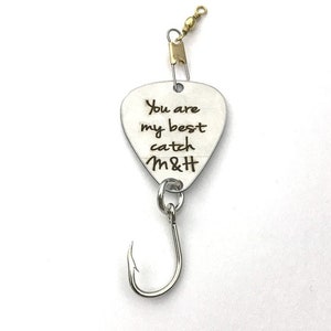 Personalized Fishing Hook - To My Man - The Greatest Catch Of My Life -  Gfa26002