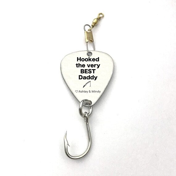 dad fishing lure Dads Lure Only / With Tie & Hooks with Sharp Hooks Red Daddy Spinner – Bass