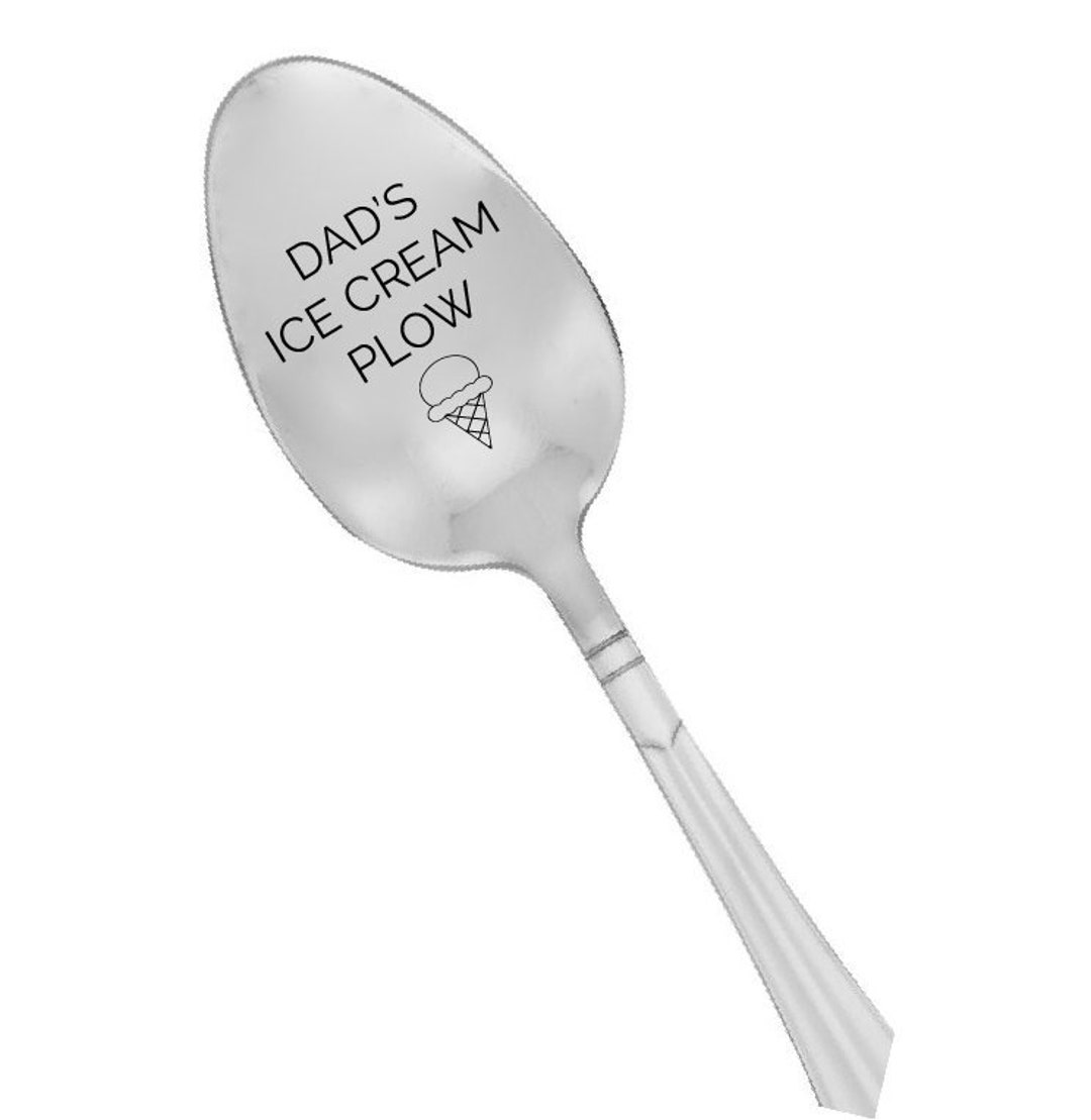 Dad's Ice Cream Plow Ice Cream Lover Cute Unique Gift Etsy