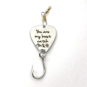 You Are My Best Catch - Custom Fishing Lure - Custom Engraved Anniversary Gift - Gift for Husband - Boyfriend Gift - Valentines Day Gift