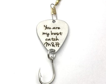 You Are My Best Catch - Custom Fishing Lure - Custom Engraved Anniversary Gift - Gift for Husband - Boyfriend Gift - Valentines Day Gift