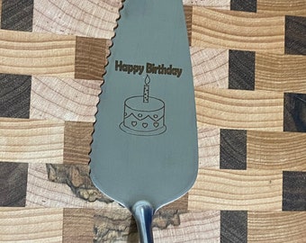 Birthday pie cutter- Personalized pie cutter - Personalized cake cutter-