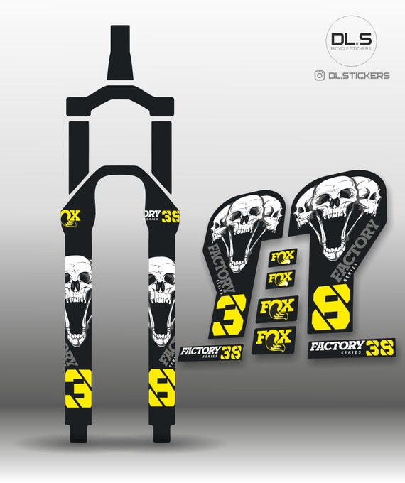 Fox stickers decals for Fox bike fork 32 34 36 38 40 Etsy