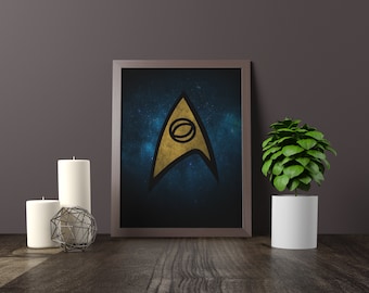 USS Reliant /& USS Excelcior Wall Decor Collection Star Trek Starfleet Starships USS Enterprise A /& D Choose From Multiple Size and Background Color Options Set of Four Patent Print Art Posters