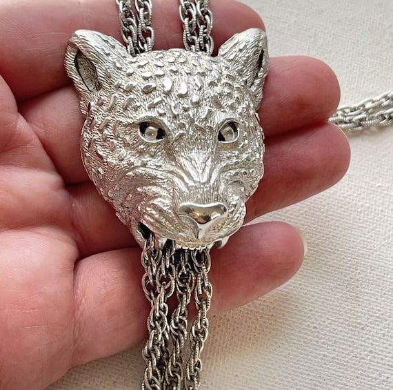 Red Leopard Tassel Necklace Red Leopard Tassel Necklace