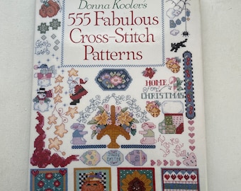 Donna Kooler's 555 Fabulous Cross Stitch Patterns Collection Book 1996