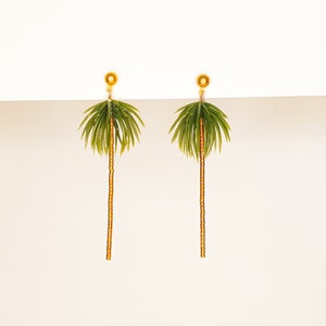 Palm Tree Costume Jewelery EARRINGS Fashion jewels Palm Beach EARRINGS