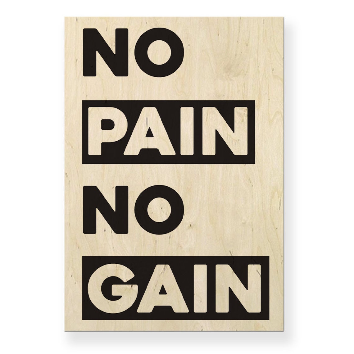 Gym Motivation Quotes Workout Creative Handmade Wooden Sign - Etsy