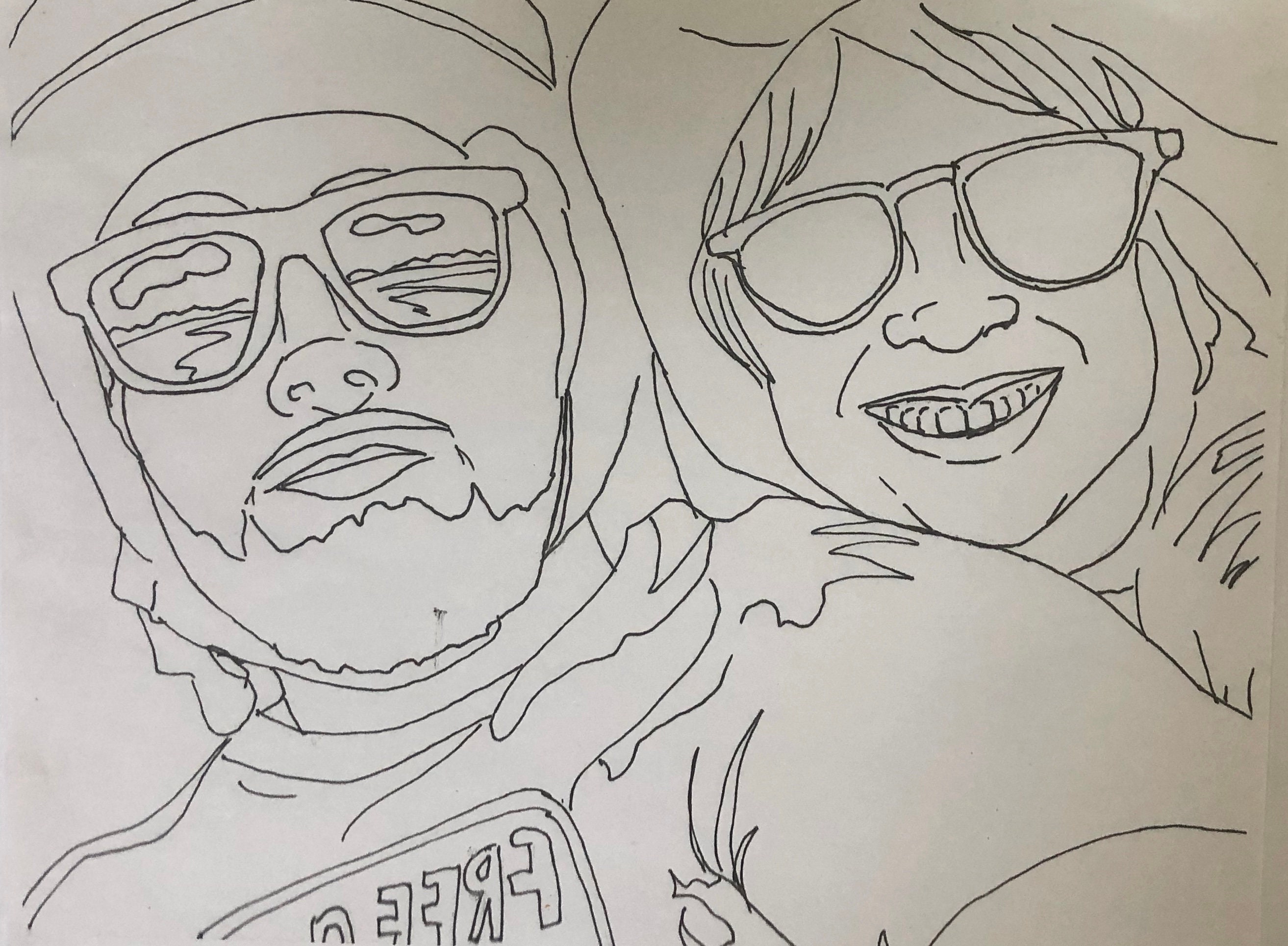 Custom Color By Number Portrait Color By Number Set Custom Etsy