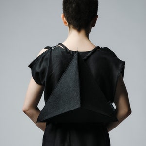 Blvck Pyramid geometric urban bag or backpack