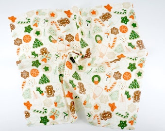 christmas muslin blanket