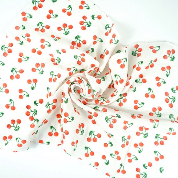 Baby Cherry Swaddle Blanket main image 1