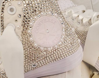 converse sparkle shoes