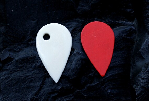 Lobster Red Guitar Pick Necklace Unique Custom Fashion Pet Card Keychain