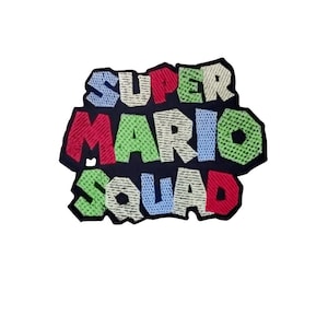 Super Mario Squad  Appliqué Patch