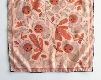 Garden Conversations Silk Scarf