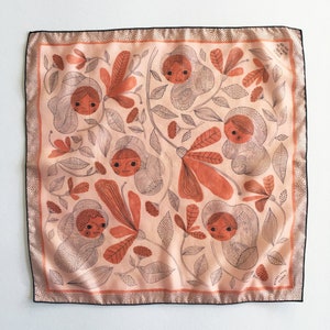 Garden Conversations Silk Scarf