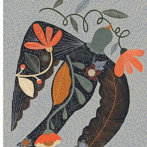 Bird Bloom Print
