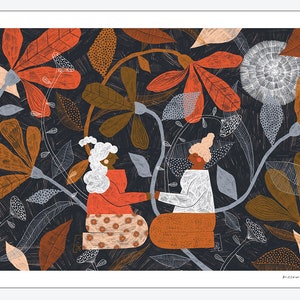 Midnight Moonlight Print