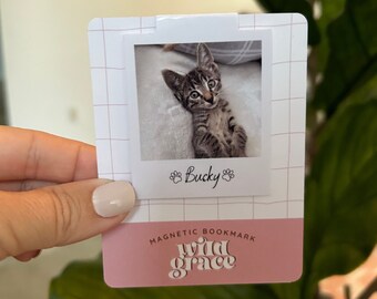 Personalized Pet Magnetic Bookmark | Custom Pet Bookmark | Pet Name Gift | Dog Bookmark | Cat Bookmark | Animal Bookmark | Animal Lover Gift