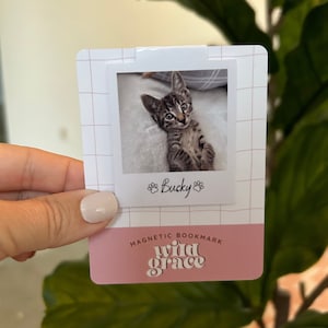 Personalized Pet Magnetic Bookmark | Custom Pet Bookmark | Pet Name Gift | Dog Bookmark | Cat Bookmark | Animal Bookmark | Animal Lover Gift