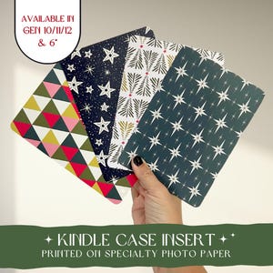 Kindle Case Insert | Christmas Kindle Gift | Kindle Gift | Bookish Gift | Kindle Paperwhite Case | Kindle Stocking Stuffer | Reader Gift
