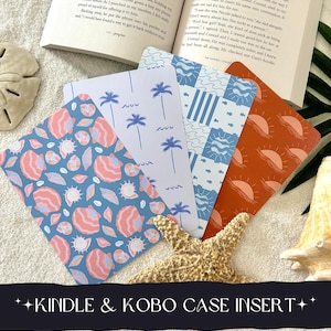 Kindle Case Insert | Kindle Accessories | Beach Read | Reader Gift | E-Reader Case | Booktok Kindle | Bookish Gift | Kobo Case Insert