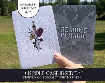Kindle Case Insert | Kindle Gift | Card stock Insert for Ereader | Romantasy Gift | Fantasy Gift | Kindle Accessory | Dragon Rider