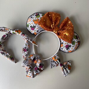 Halloween snacks ears and hair accessories