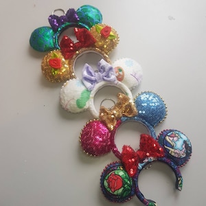 Disney princess keyring / minnie mouse keyring