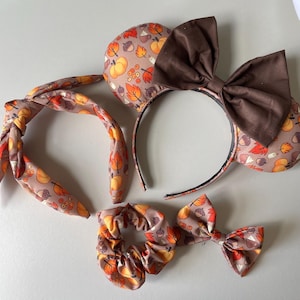 Halloween autumn/fall ears and hair accessories