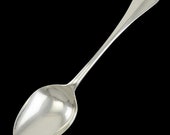 Antique c1750 Wm Homes Boston American Colonial Coin Silver Serving Spoon 18th Century