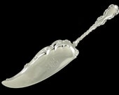 Antique Sterling Silver Whiting Louis XV 1891 Fish Slice Server 10 1 2 quot