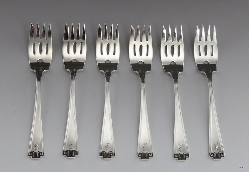 @ Gorham Etruscan Sterling Silver Salad Fork Old Marks