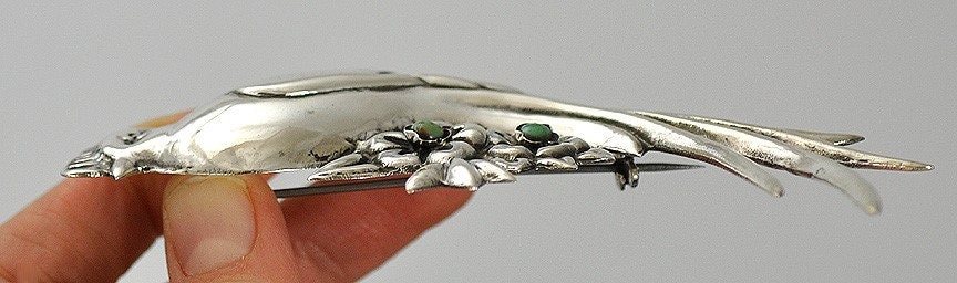 素晴らしい Lg ヴィンテージ ブローチ、メキシコ産スターリング