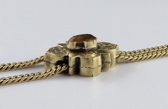 Neat Victorian c1860s 10k Gold Slide Charm Watch … - image 3