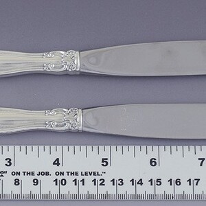 12 Alvin Vivaldi Pattern Sterling Silver & Stainless Dinner Knives - Etsy