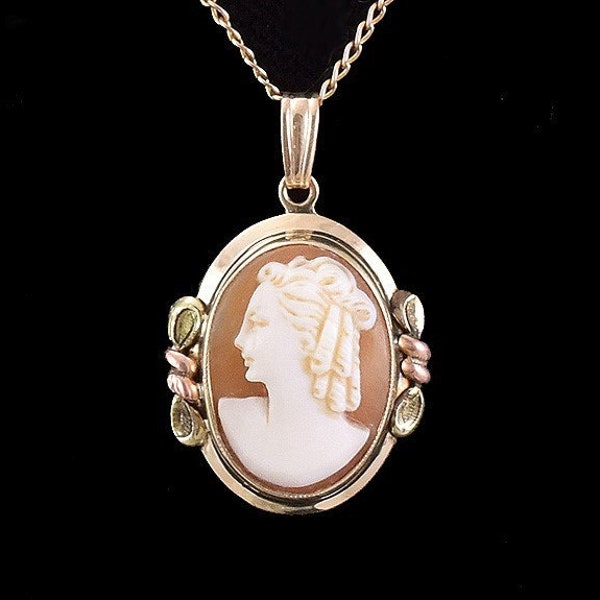 Cameo Necklace - Etsy