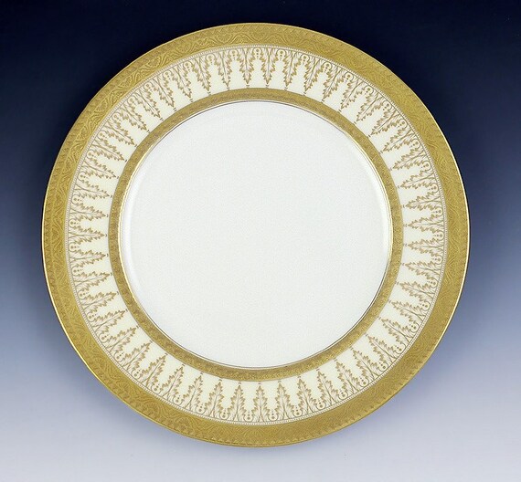 Superb Set 11 1900-1930 Cauldon Tiffany Co Gilded 10 1/2
