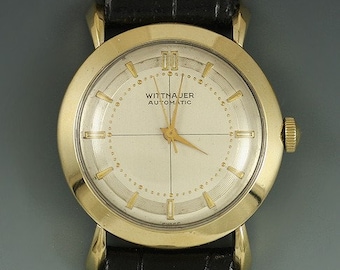 wittnauer ウイットナー 14K ゴールド 腕時計 Wittnauer Unisex 14K Gold Case Stretch Band Watch | eBay