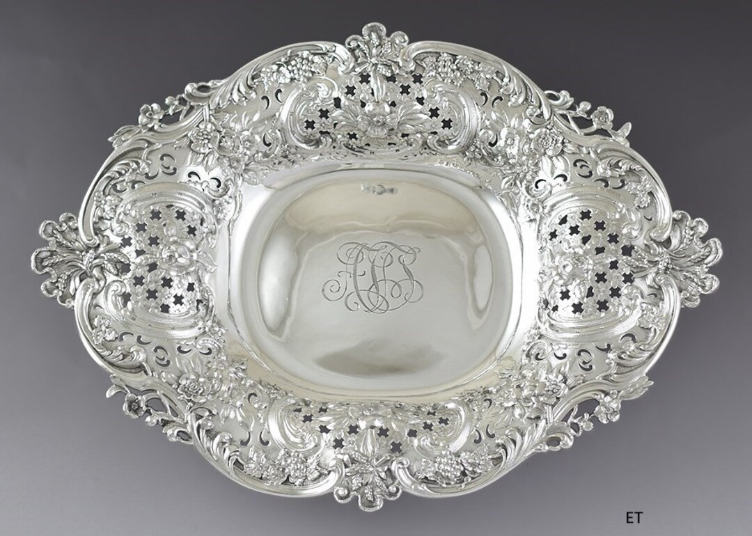 H*o様 Tiffany & Co. アンティークプレート シルバー H*o様 Tiffany &