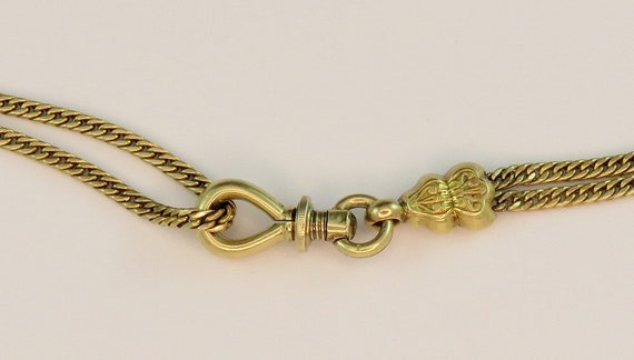 Neat Victorian c1860s 10k Gold Slide Charm Watch … - image 5