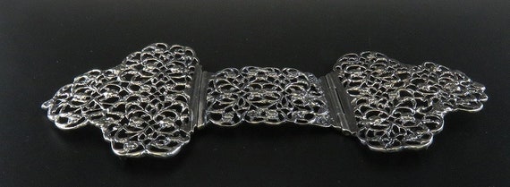 Antique 1890 Victorian English Sterling Silver La… - image 2