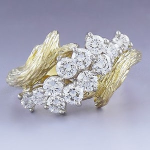 Stunning 18k Gold & ~.50ct Diamond Ring