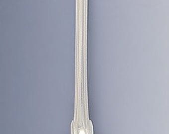 Cuchara para servir de plata de ley 950 francesa, antigua, de 1775, anterior a la Revolución