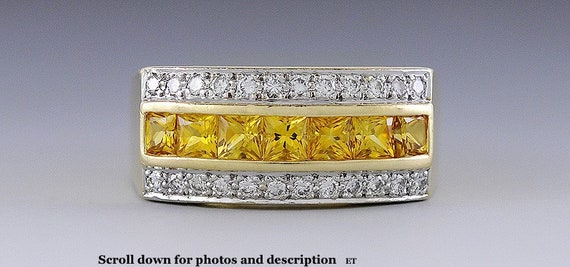 Yellow Topaz & Diamond 18k Gold Happy Charm main image 1